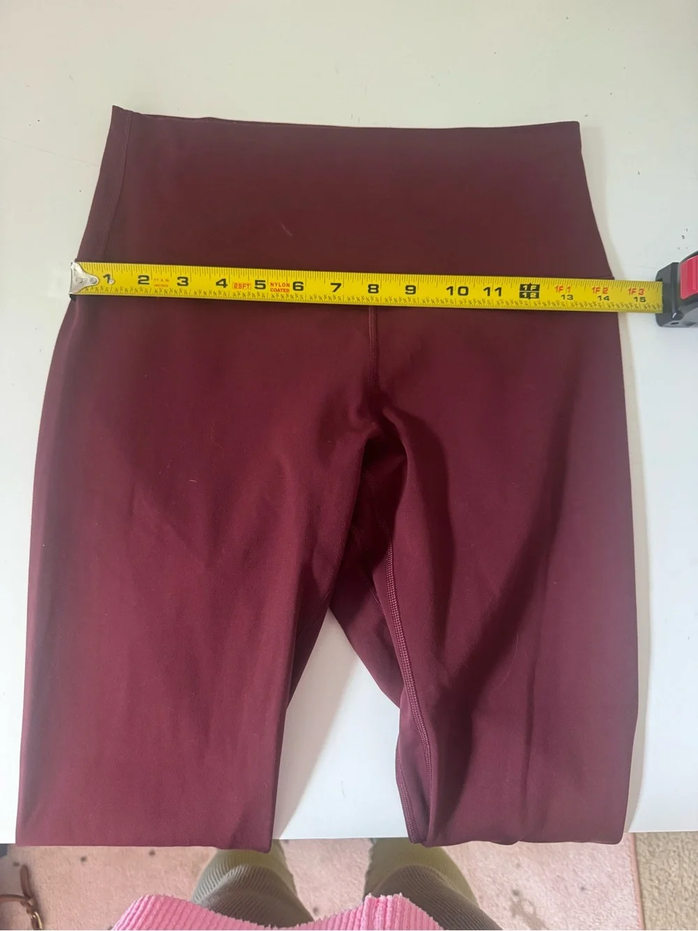 lululemon Align™ High-Rise Crop 23" Size 8 Burgundy - Picture 10 of 14